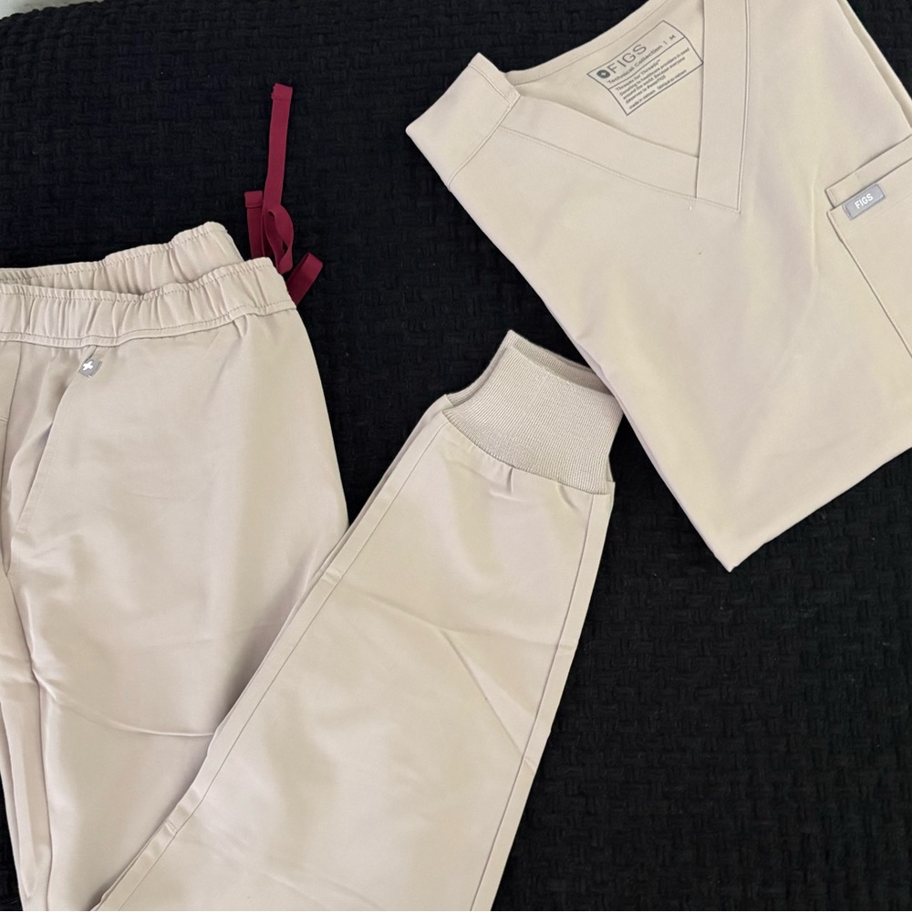 Figs Cream Sweatpants